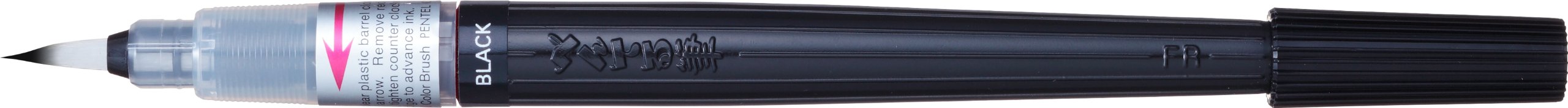 Pentel Color Brush Black Pen