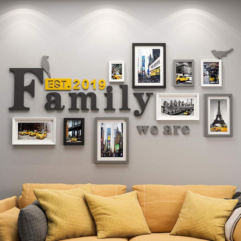 flknd Picture Frame Photo Wall Wood Picture Frame,picture Frames Collages Wall Collage,picture Frame Set Home Wood Photo Wall-d