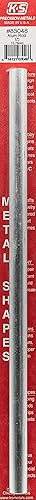 K&S Precision Metals 83048 - Varilla redonda de aluminio macizo, 12 pulgada de diámetro exterior x 12 pulgadas de largo, 1 pieza, fabricada en los