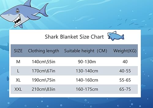 Miniatura 2 de Manta de franela con capucha de tiburón, manta de tiburón para adultos, linda pijama divertida, regalos creativos para niños