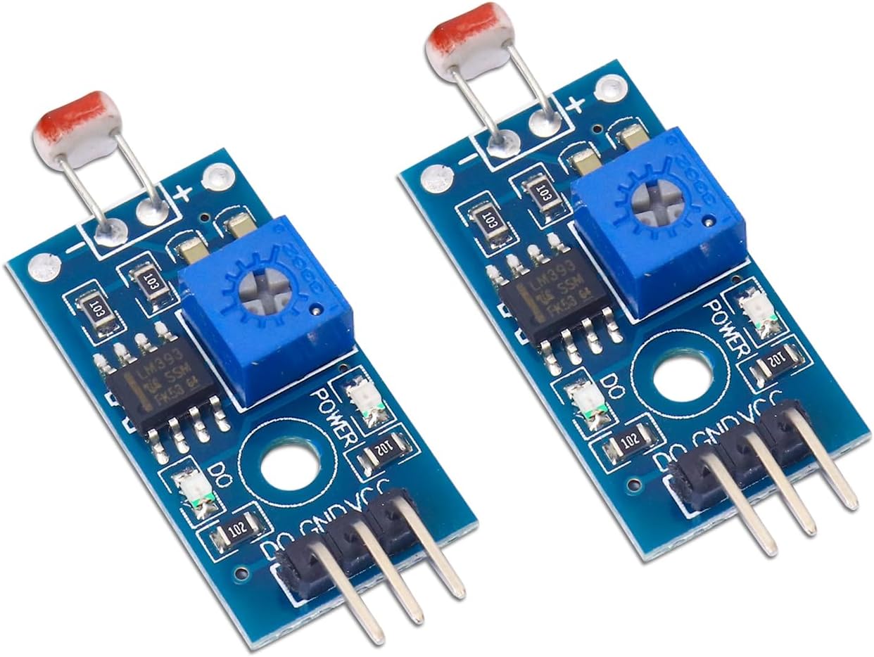 Electronic Spices LM393 Photosensitive light dependent resistor LDR sensor modul (2)
