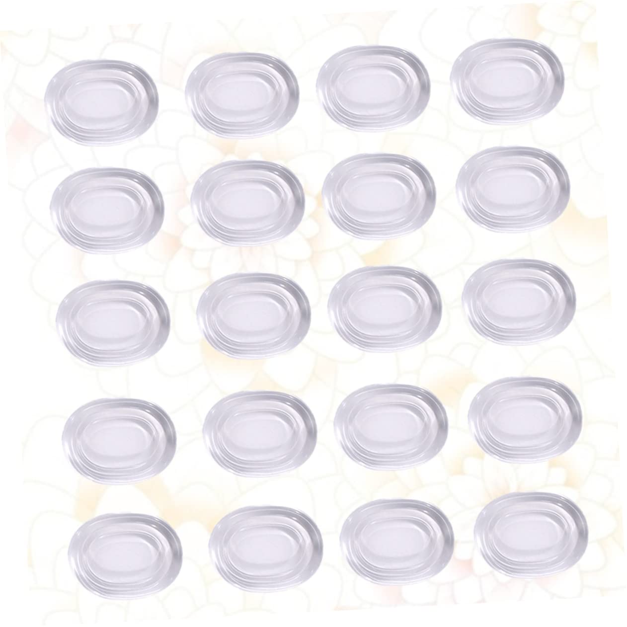 TOYANDONA 60piezas Almohadillas Silicona Para Reducción De Sonido Tambores Silenciadores Transparentes Para Batería Amortiguadores De Gel Para Platillos y Tambores De Caja