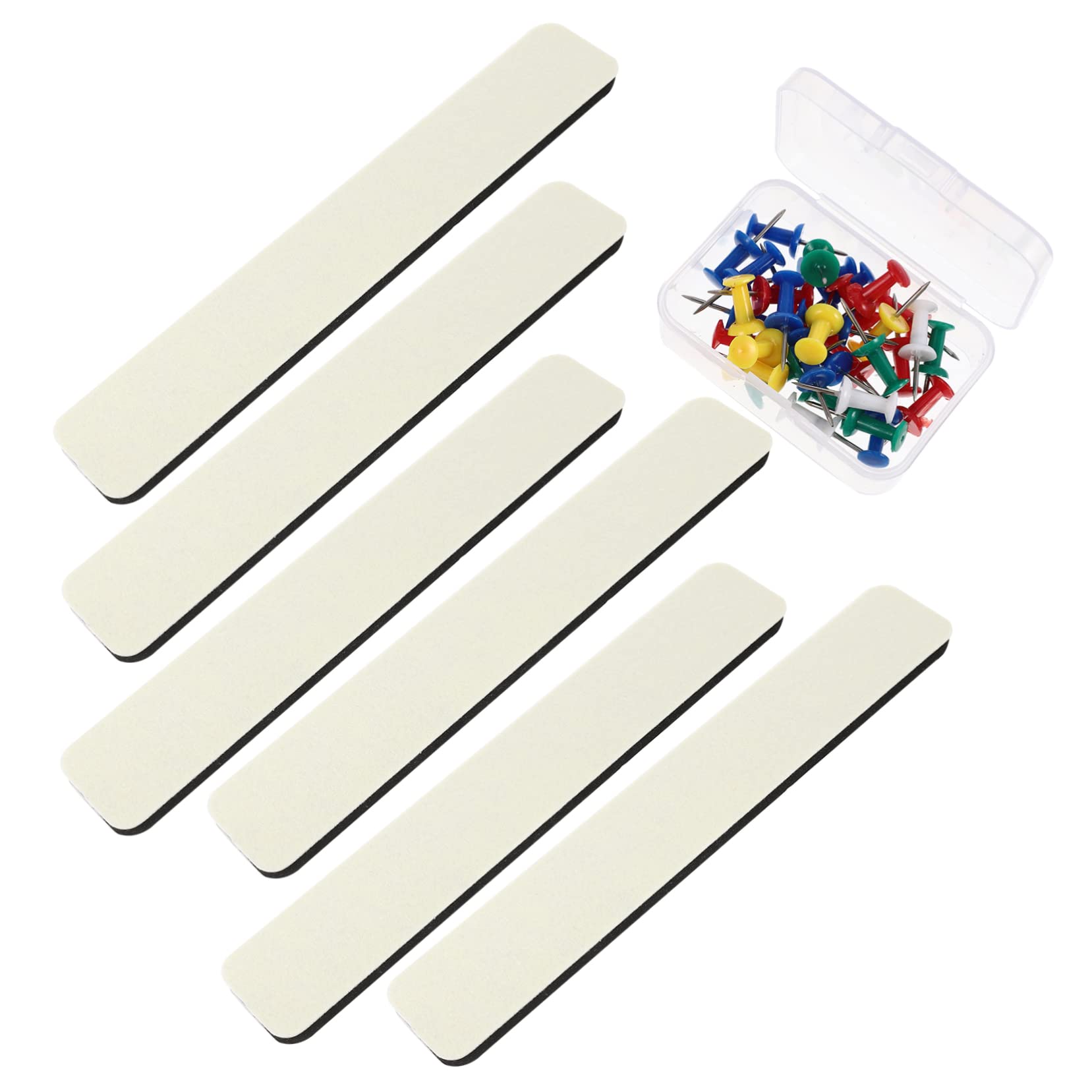 Holibanna 1set Adhesive Felt Strips for Memo and Decorative Use Wall Bulletin Board Strips for Home Office and Halloween Displays Easy to Install Multi-Functional Design