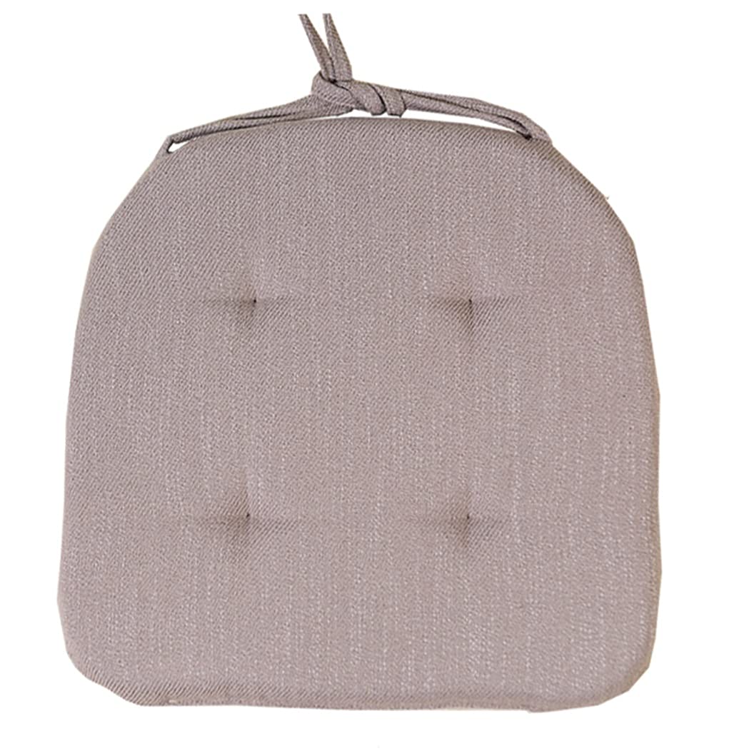 GHJL Dining Chair Pads and Cushions with Ties for Kitchen Room Indoor Metal Farmhouse Wooden Chairs,2 Pack Linen Cushion Pad (Color : Color 7)