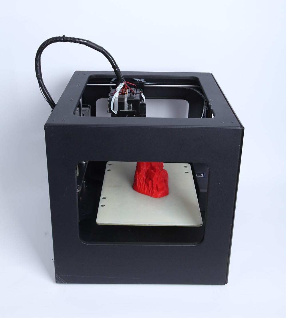 Desktop 3D Printer, Printing Size260*230*200mm Dual Nozzles with 4 Roll PLA Material