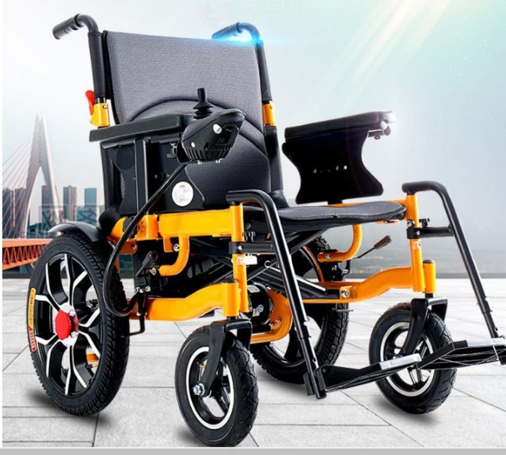 Carrozzine Leggere per Adulti Carrozzine elettriche per Il Trasporto Carrozzina elettrica Pieghevole Leggera per Adulti Bella casa