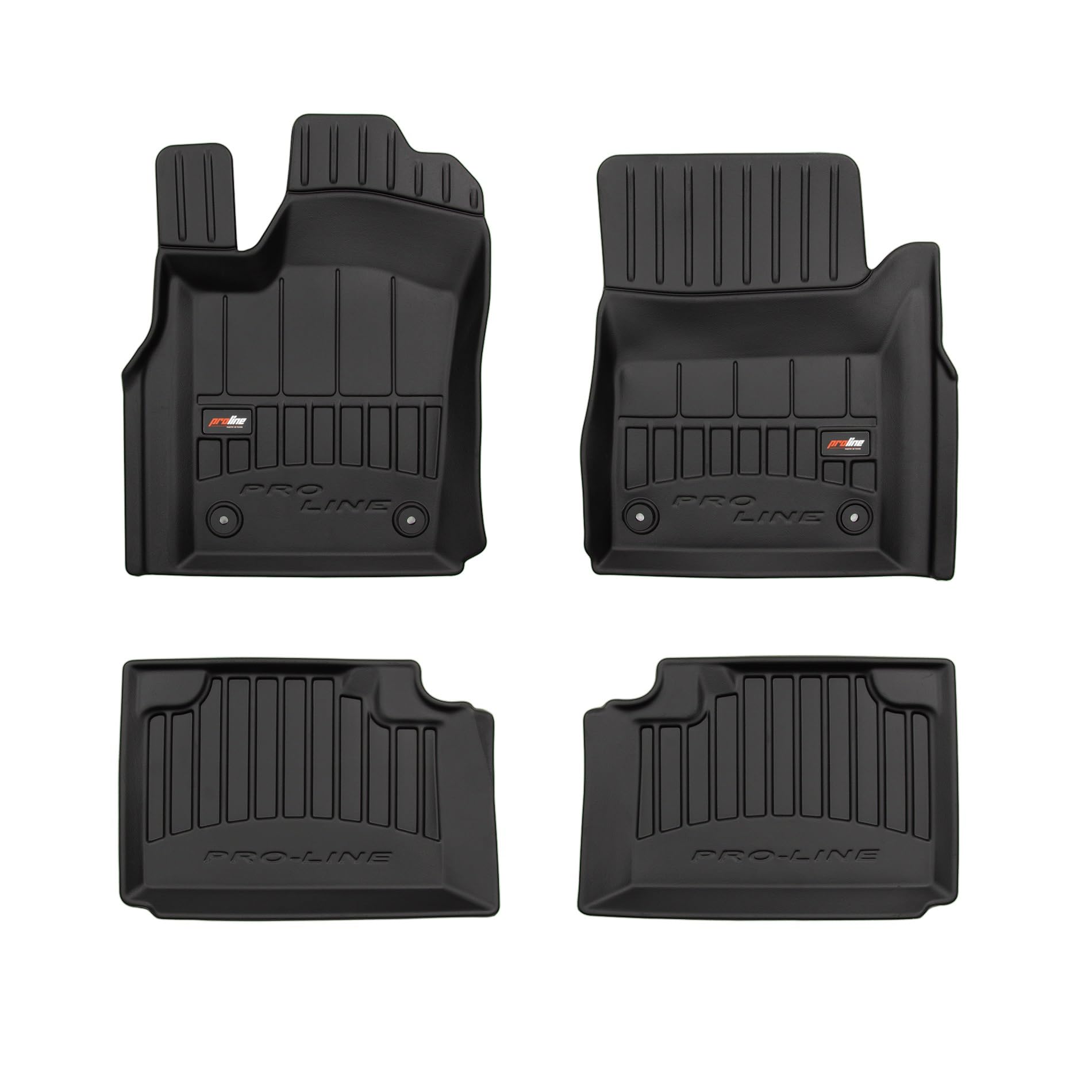 FROGUM ProLine 3D Tapis de Sol Voiture exclusifs en Caoutchouc pour Jeep Grand Cherokee IV 2016-2021 | Les Bords Les Plus Hauts