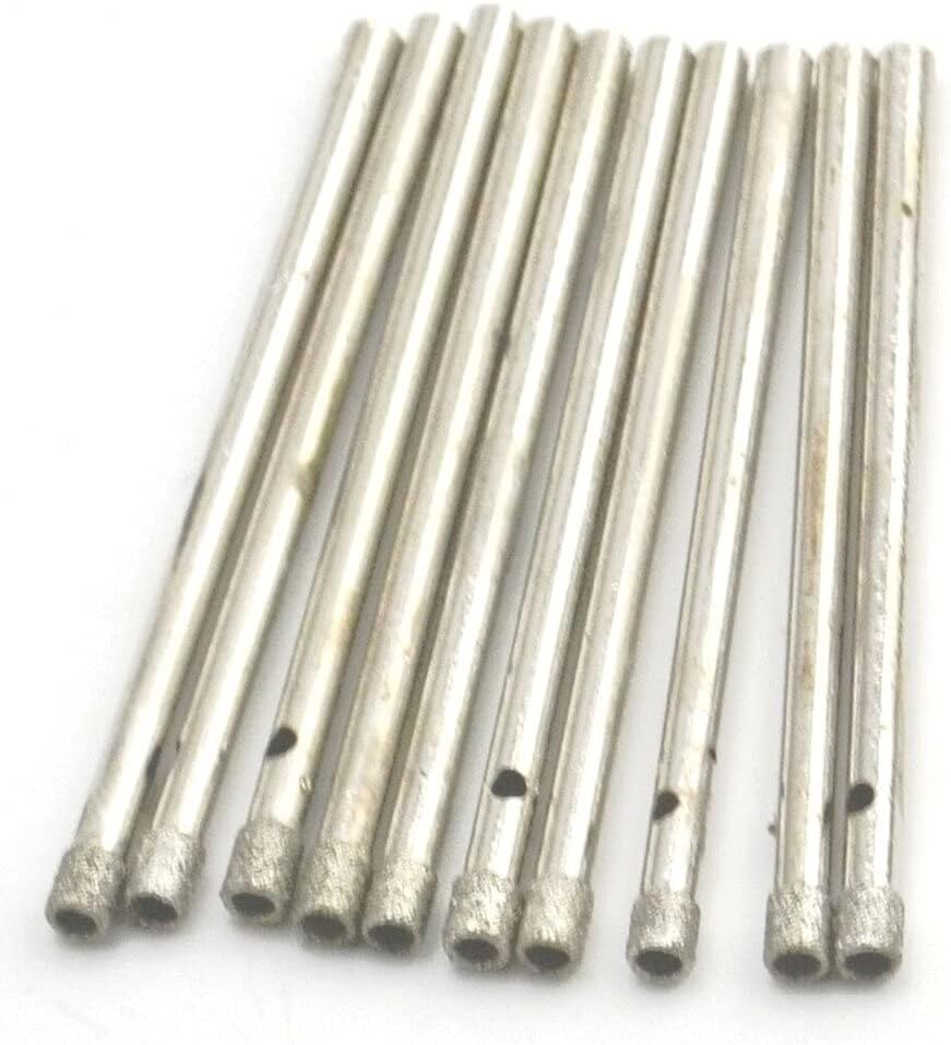 Drill Bits For Ultra-thin 1/8" Inch Diamond Coated Hole Saw Drill Bits For, 3 Mm Diamond Core Drill Bits For 10 Pcs Total