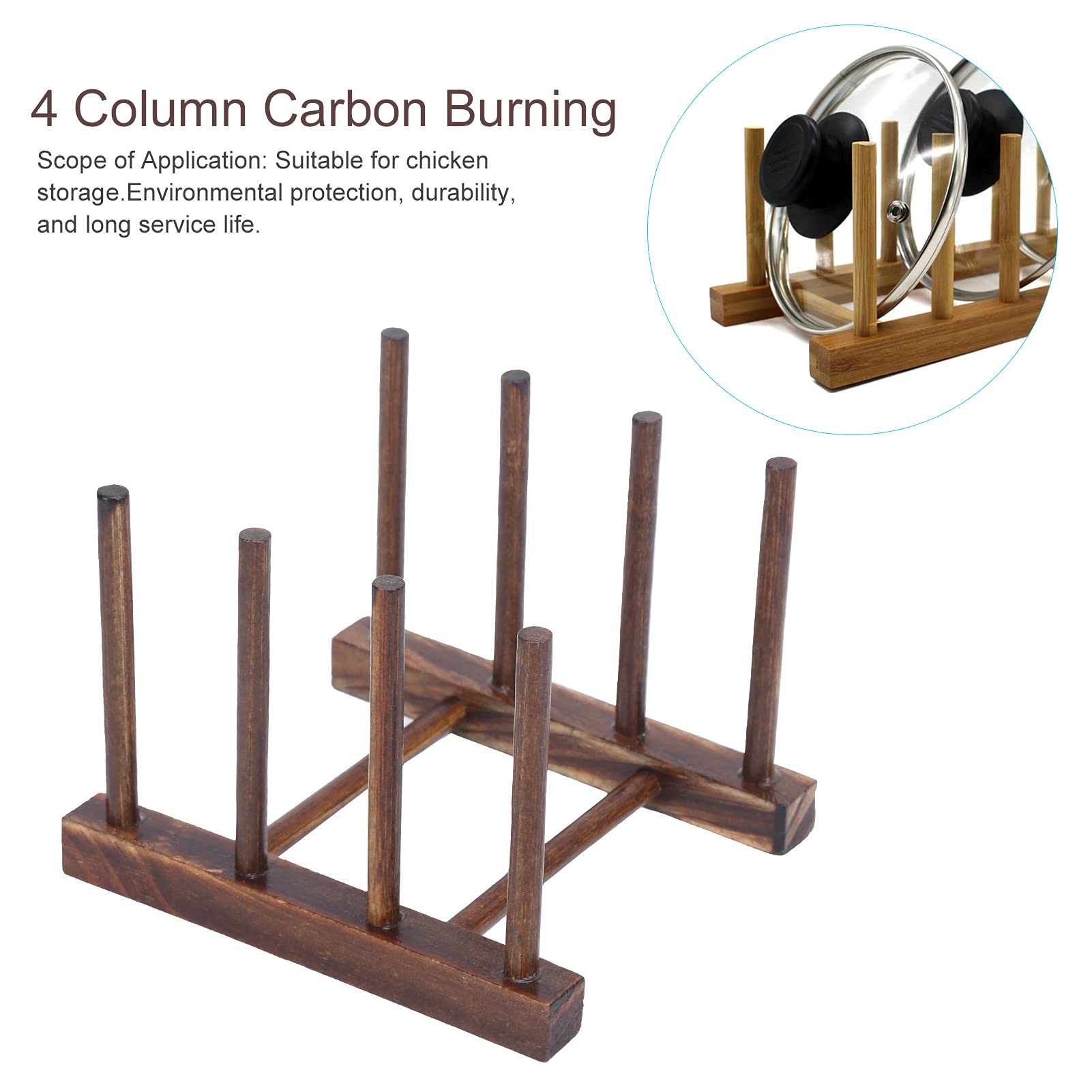 Dish Drying Rack, Collapsible Dish Drainer Kitchen Plate Rack Foldable Dish Drying Rack Wooden Dish Rack for Kitchen Counter(Small)