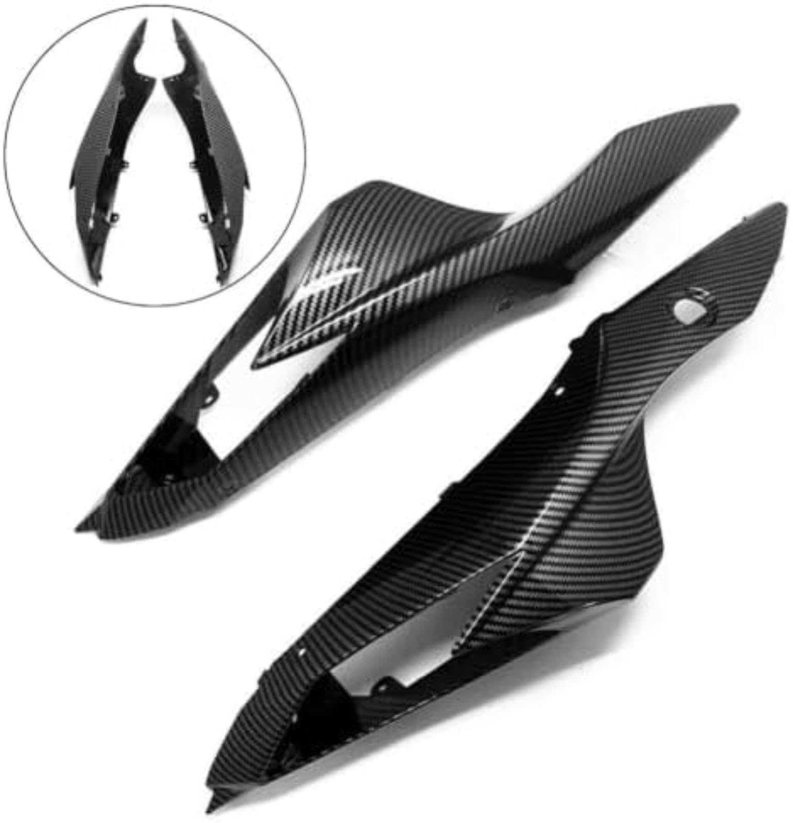 Panel owiewki tylnej, dla SUZUKI, Gsxr 600, dla 750 2011-2022 Wzór włókna węglowego Nielakierowana Strona ABS, dla siedzenia, Osłona Części zamiennej Śruba mocująca Osłona panelu Osłona