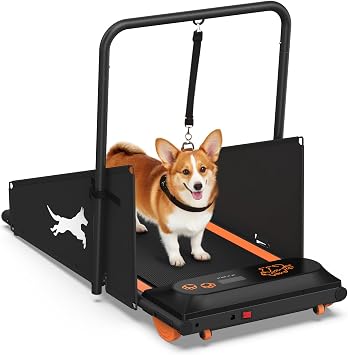 Dog Treadmill, Pet Dog Running Machine for Small & Medium Dogs, 220LBS, Durable Pet Treadmill for Health and Training, Remote Control, with 12 Preset Programs