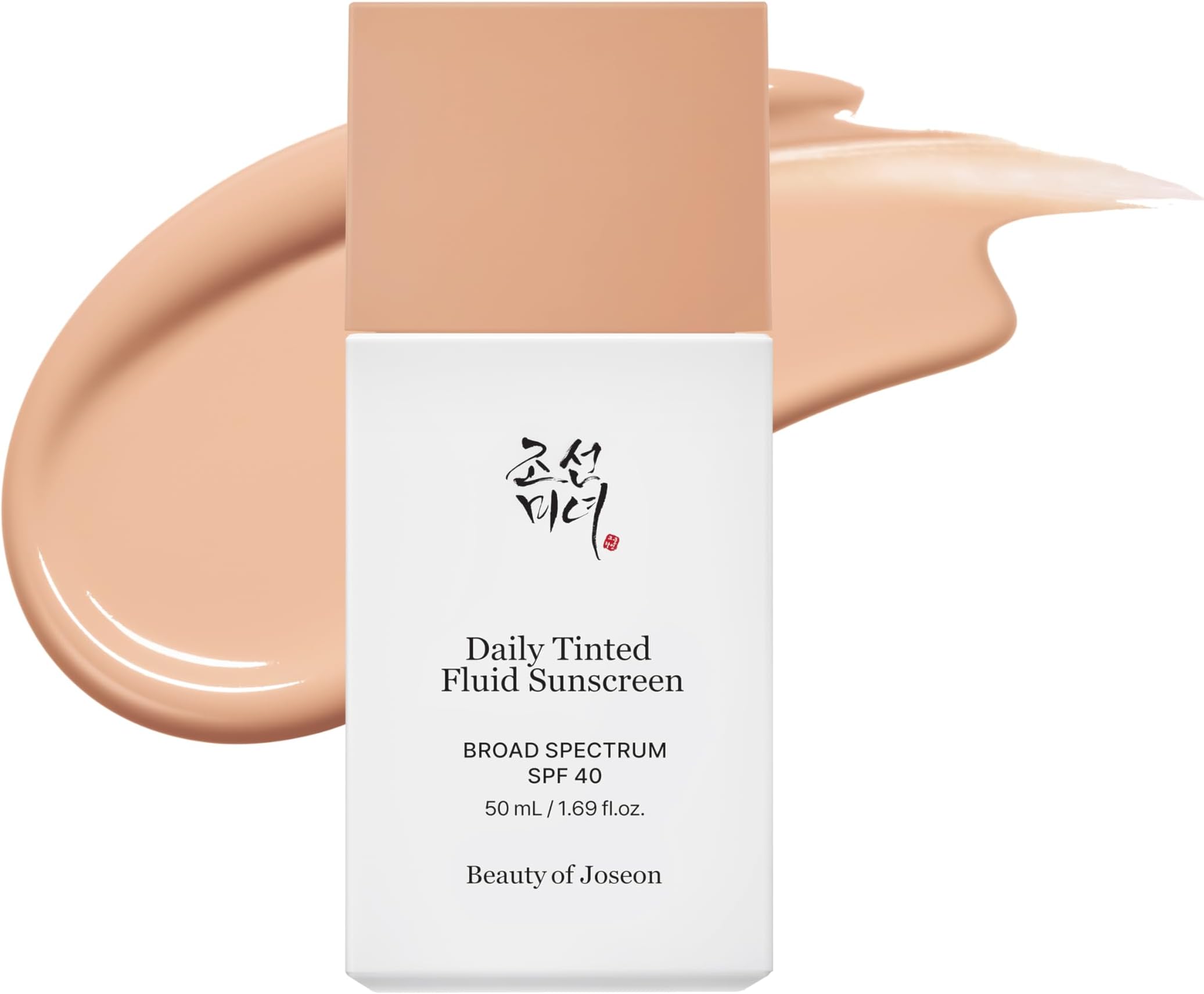 Daily Tinted Fluid Sunscreen 12 Shades for Face Moisturizing Broad Spectrum SPF 40 Korean Skincare 50ml, 1.69 fl.oz #LP110