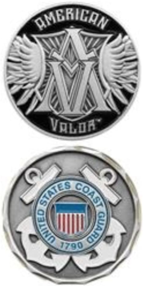 Moneda de desafío militar de la Guardia Costera estadounidense Valor de los Estados Unidos