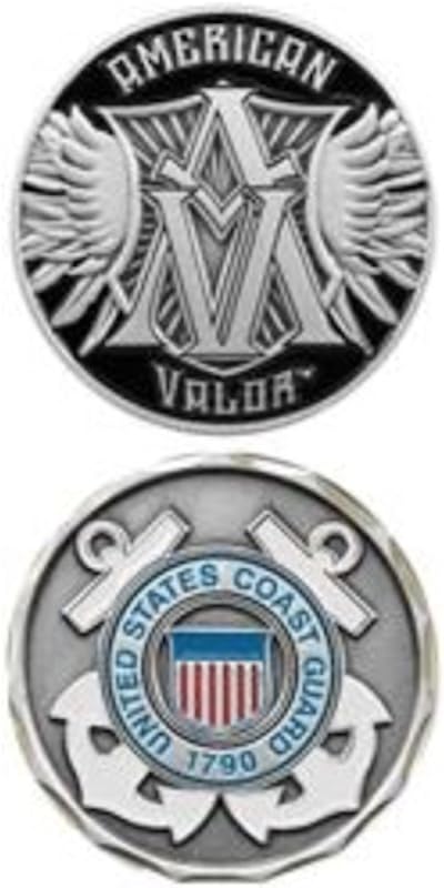 Moneda de desafío militar de la Guardia Costera estadounidense Valor de los Estados Unidos