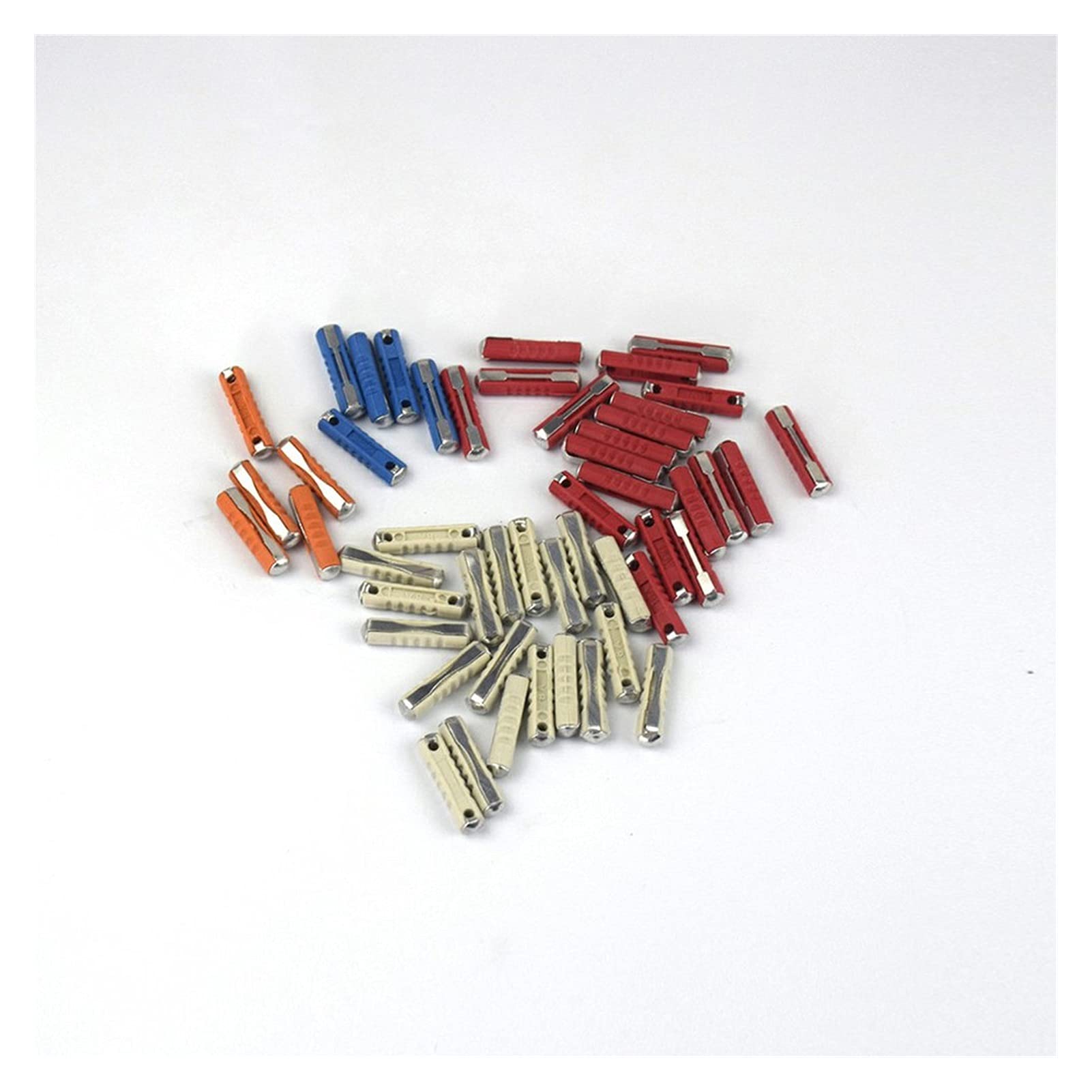 Cablaggio di protezione 50Pcs/Kit 5A 8A 16A 25A Kit di fusibili for auto d'epoca Fusibile for auto in ceramica Fusibile for auto Fusibile europeo