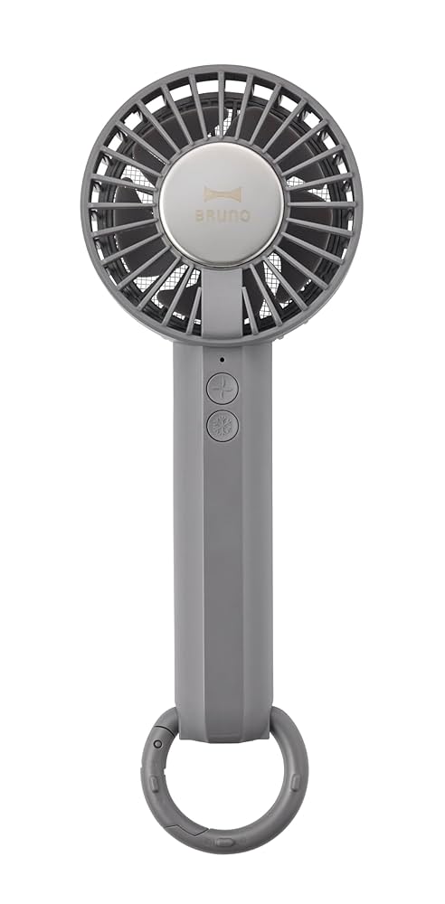 【メディア紹介１位⭐️BRUNO ハンディファン】 グレージュ チャコール メディア紹介1位⭐️BRUNO ハンディファン】 グレージュ