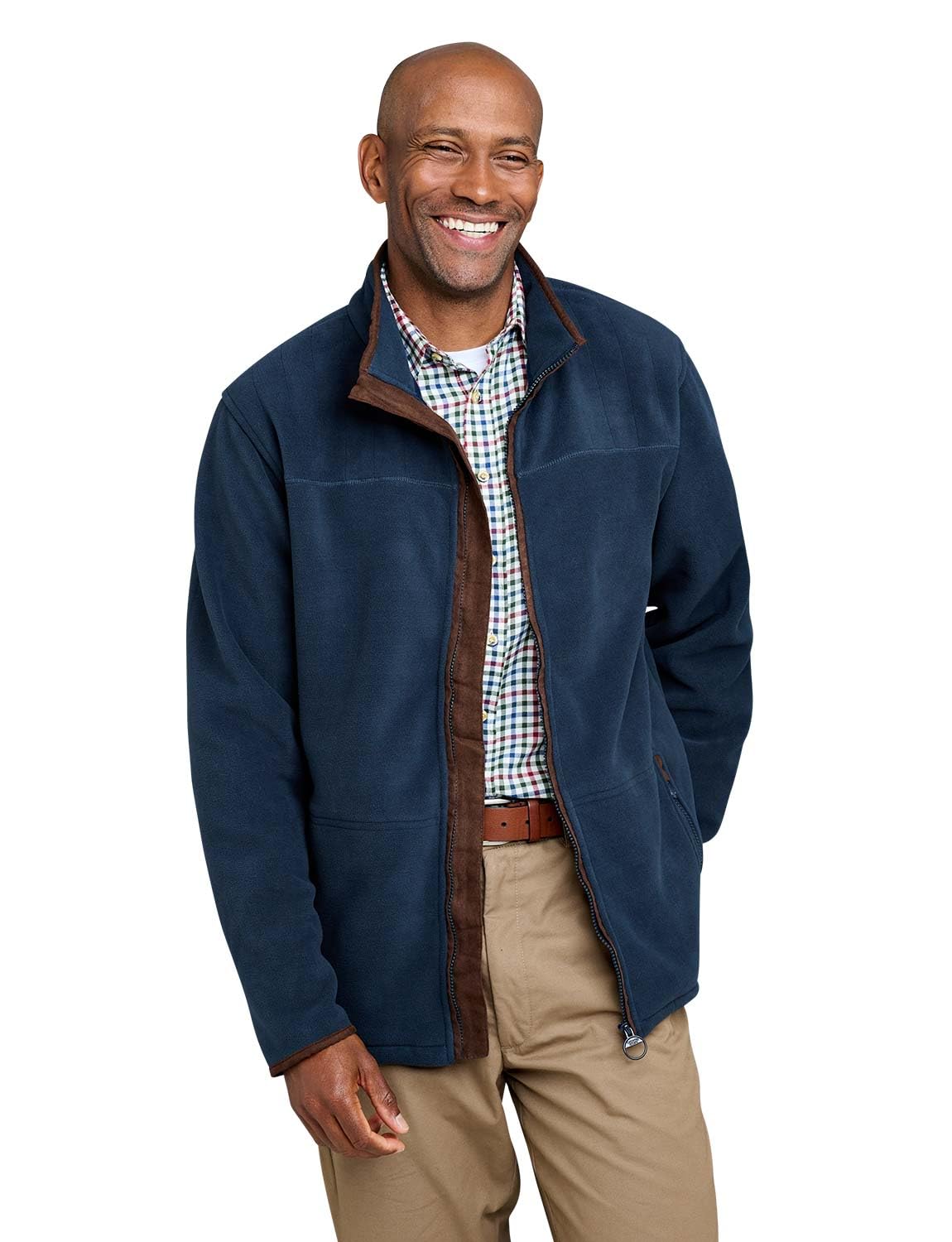Champion Men's Navy Berwick Fleece Jacket (Uk, Alpha, M, Regular, Regular, )
