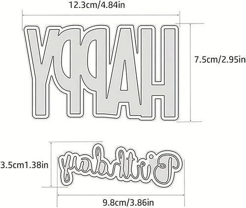 Miniatura 168 de Troqueles para álbumes de recortes para hacer tarjetas, troqueles de corte de metal de Navidad, plantilla de perforación de papel para manualidades