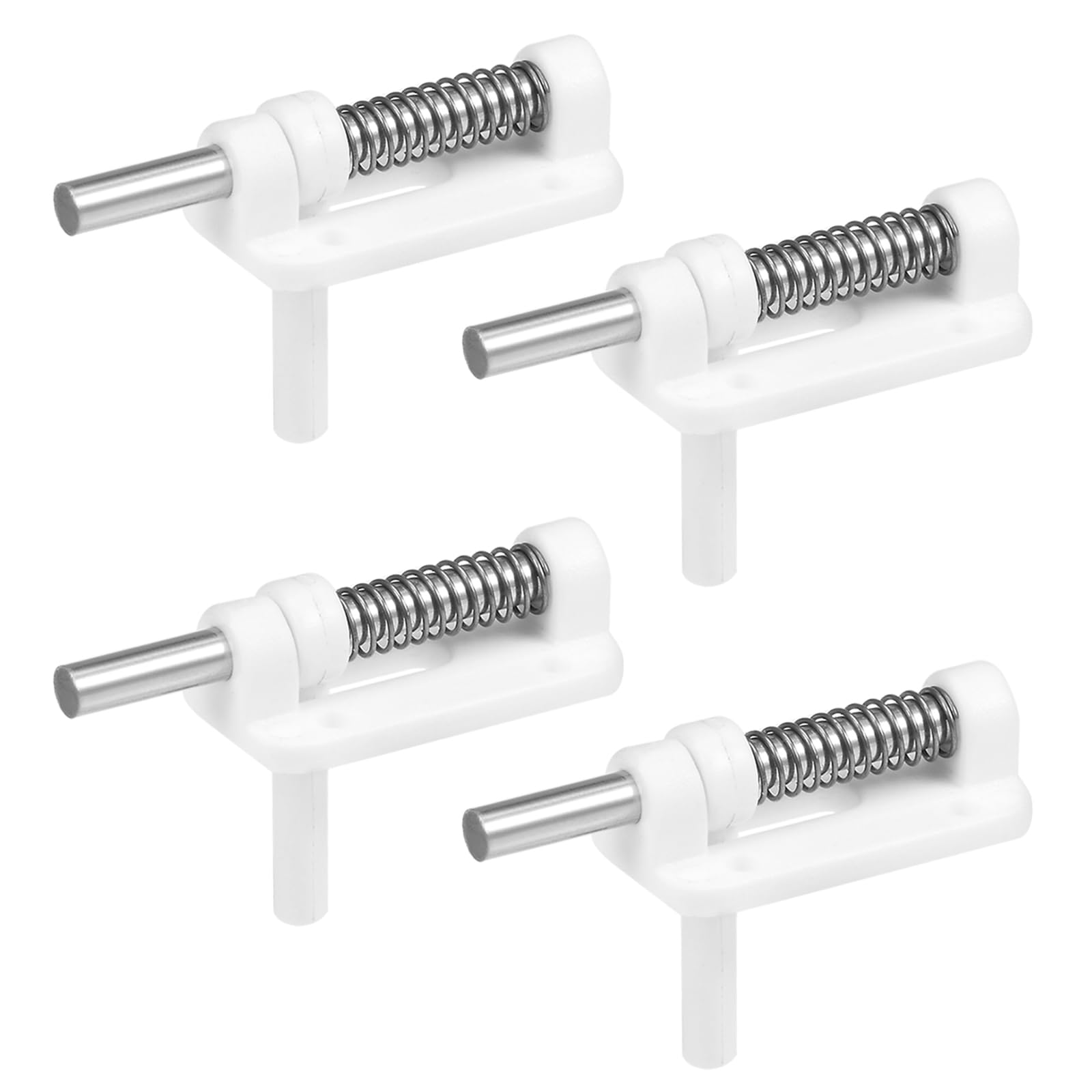 sourcing map Canopy Hatch Lock Latches for RC Airplane Cockpit Fixing, 23.5x13x8mm White 4pcs