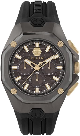 Philipp Plein Men Chronograph Quartz Watch Octagon