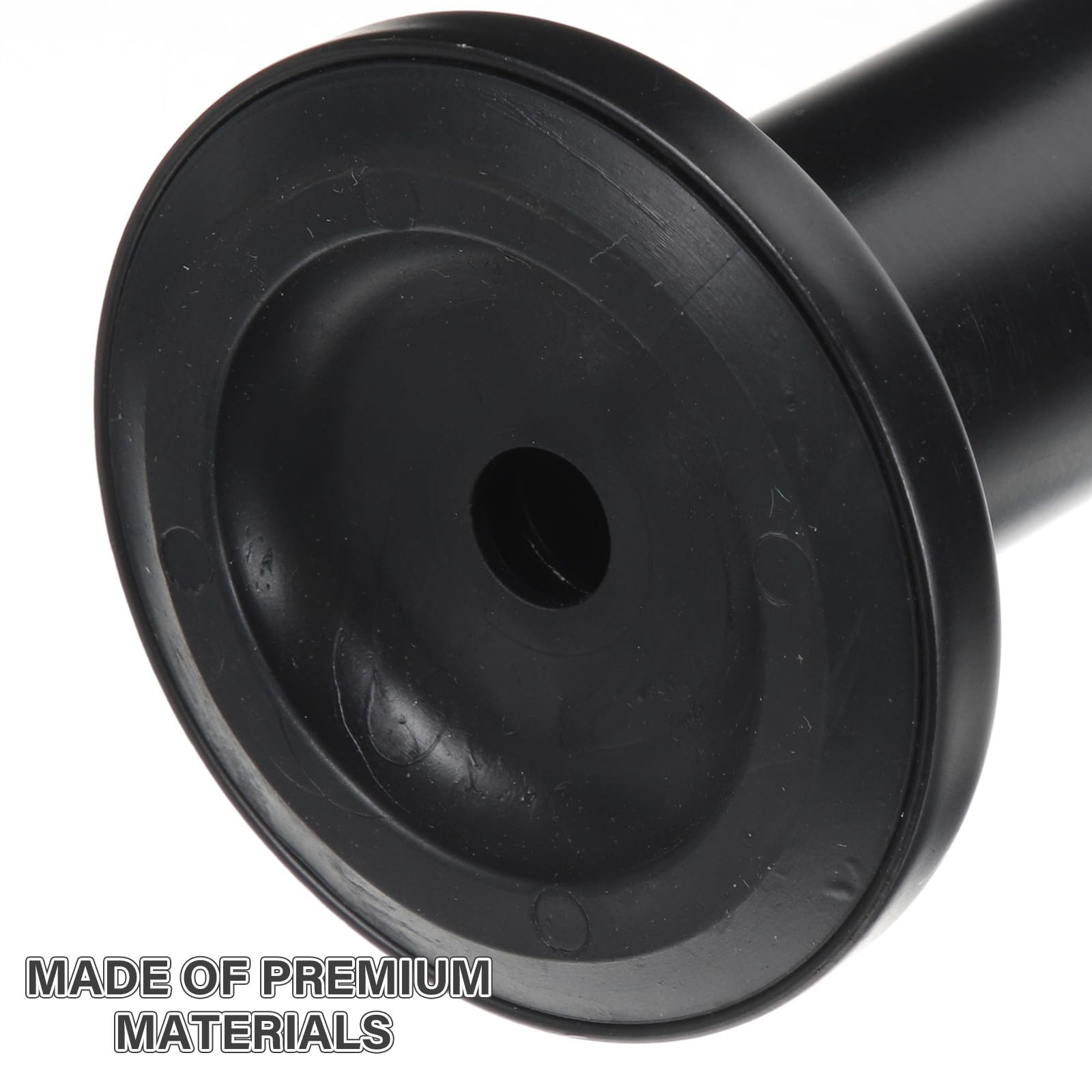 Operitacx Piedini Regolabili per Mobili in Gomma Antiscivolo, Altezza 18-30 Cm, Supporto per Rete Letto, Adatti a Divani e Armadi, Nero, Set 4 Pezzi