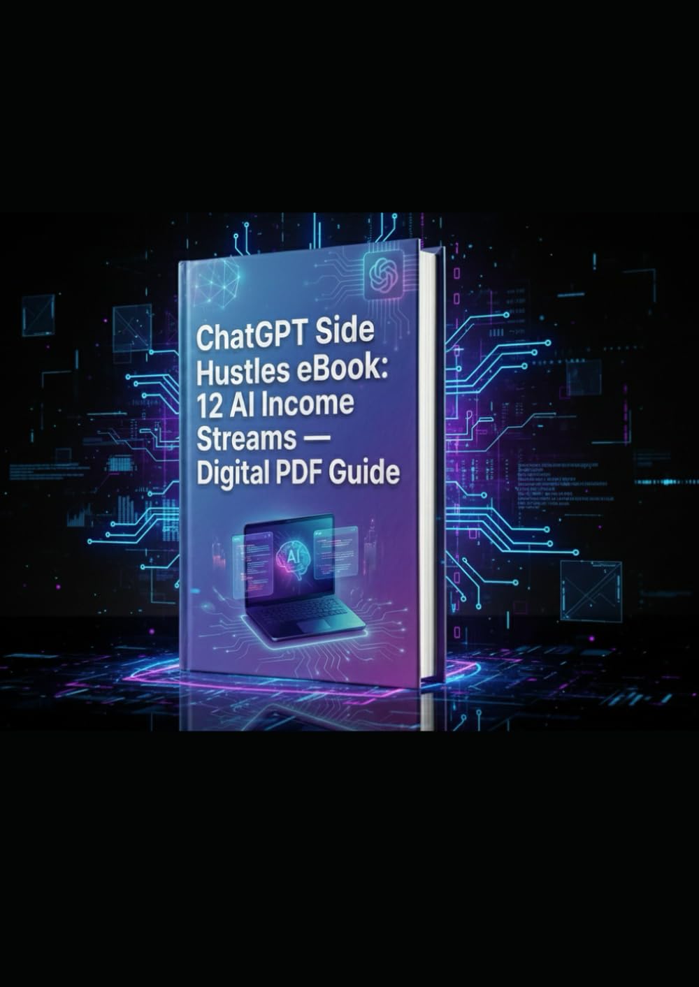 ChatGPT Side Hustles eBook: 12 AI Income Streams — Digital PDF Guide