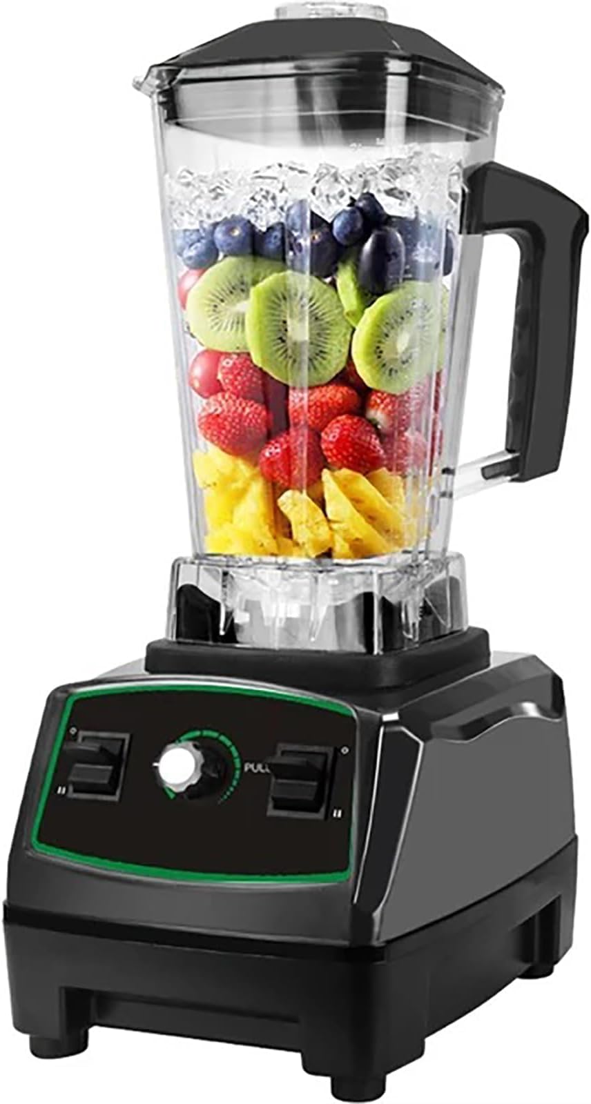 WUDLi Countertop Blender, 2200W Powerful Blender with 2.0L large capacity cup, 7 Speeds Control 45000rpm High-Speed, With Variable Speed Control(1-10Gears), for Ice/Nut,Kitchen