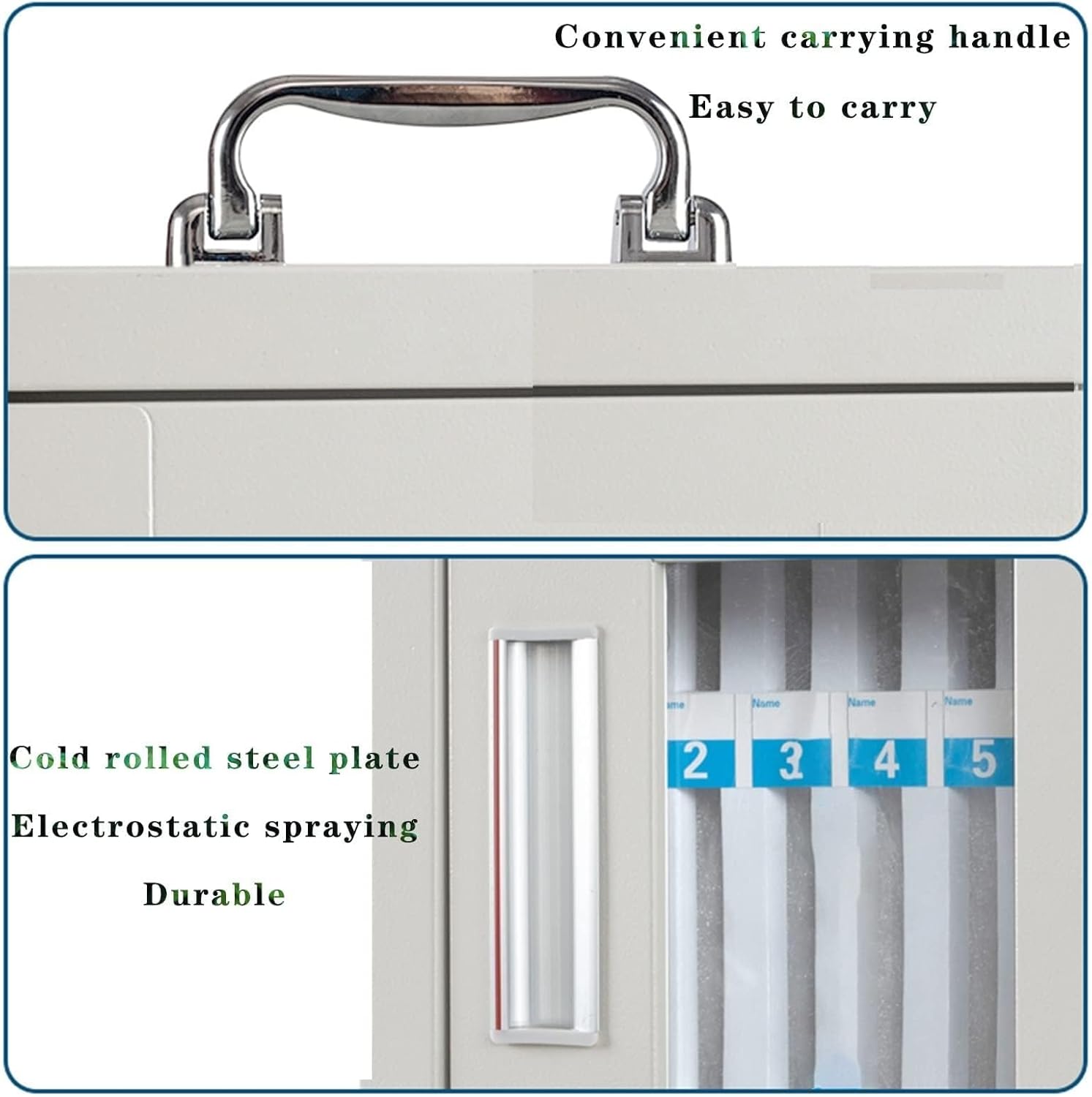 Secure Mobile Phone Storage Cabinet with Safety Lock - 24-Slot Cell Phone Locker for Schools, Factories, Companies, and Offices - Durable and Space-Saving Solution