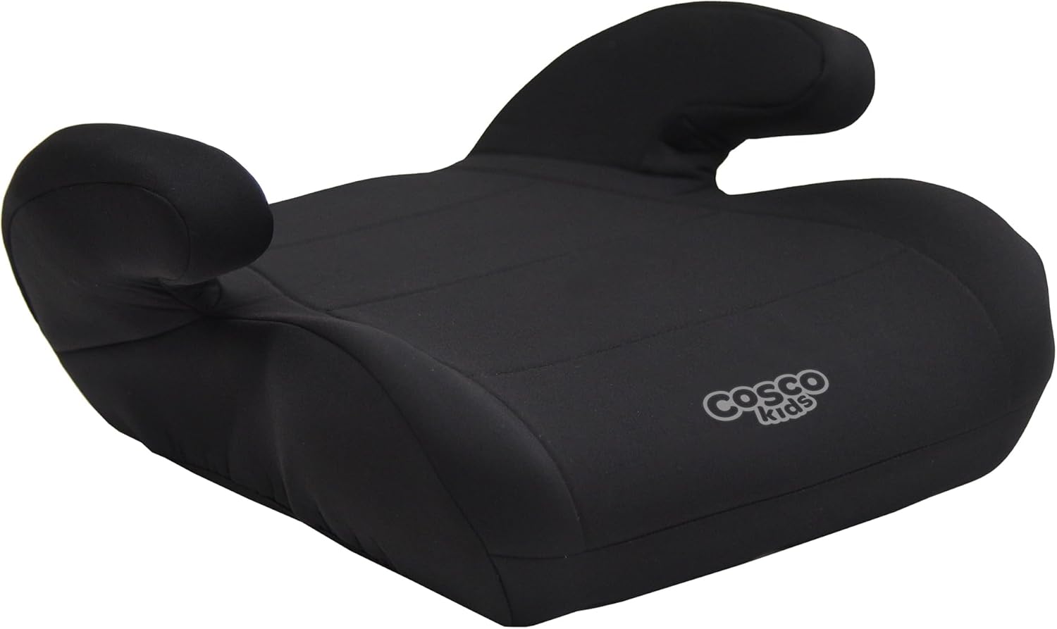 Cosco Kids Topside Lightweight Backless Belt-Positioning Booster Car Seat  Washable Cover  Black
