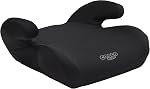 Cosco Siège de voiture booster léger sans ceinture, housse lavable, noir