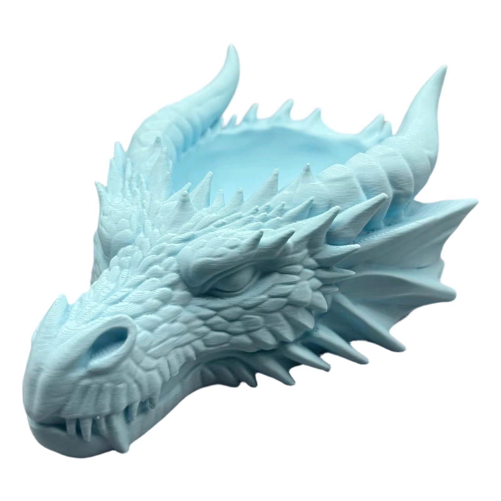 Tsophreniq Dark Dragon Jewelry and Stand 3D Printed for Unique Tabletop Display Decorative Tray for Jewelry