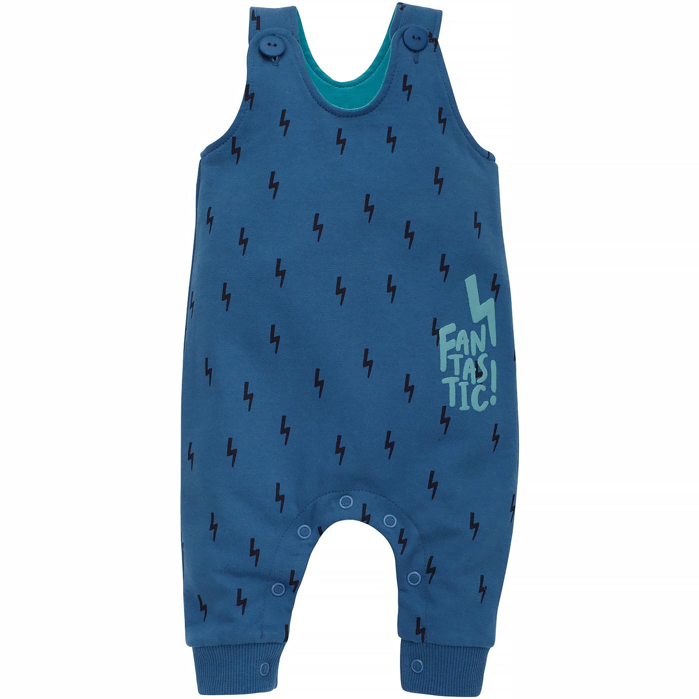 Salopette Enfant Pinokio Secret Forest en Coton Bleu Marine