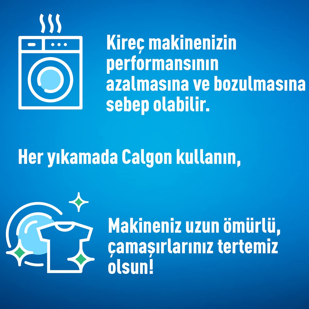 Calgon Power Kir, Pas, Kireç ve Koku Önleyici 4'ü 1 Arada Ultra Konsantre Toz 250 g