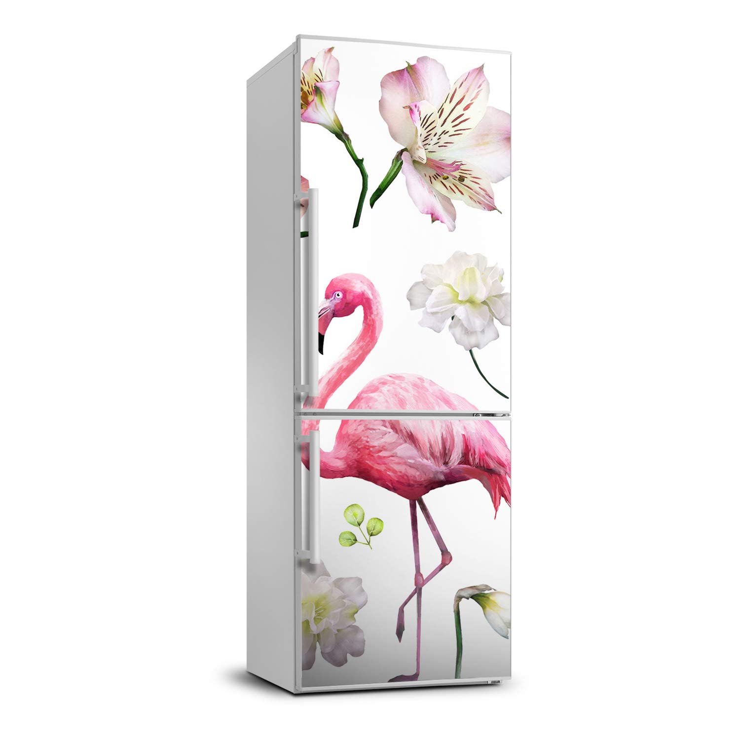 Autocollant frigo tropical 60x180cm pour transformer votre cuisine en oasis