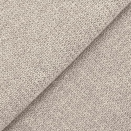 DESHOME Roma 30 mètres - Tissu au metre d'ameublement Hydrofuge h 140 cm pour Fauteuil Sofa et Chaise Beige foncé