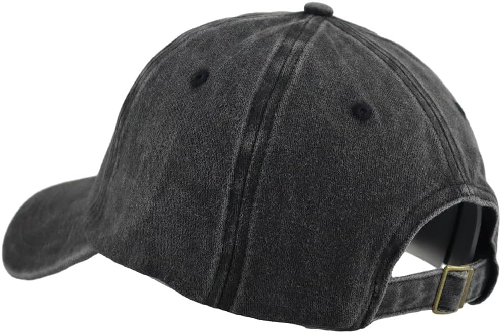 Embroidered Daisy Blessed Hat for Women Men, Adjustable Vintage Washed Cotton Christian Baseball Cap