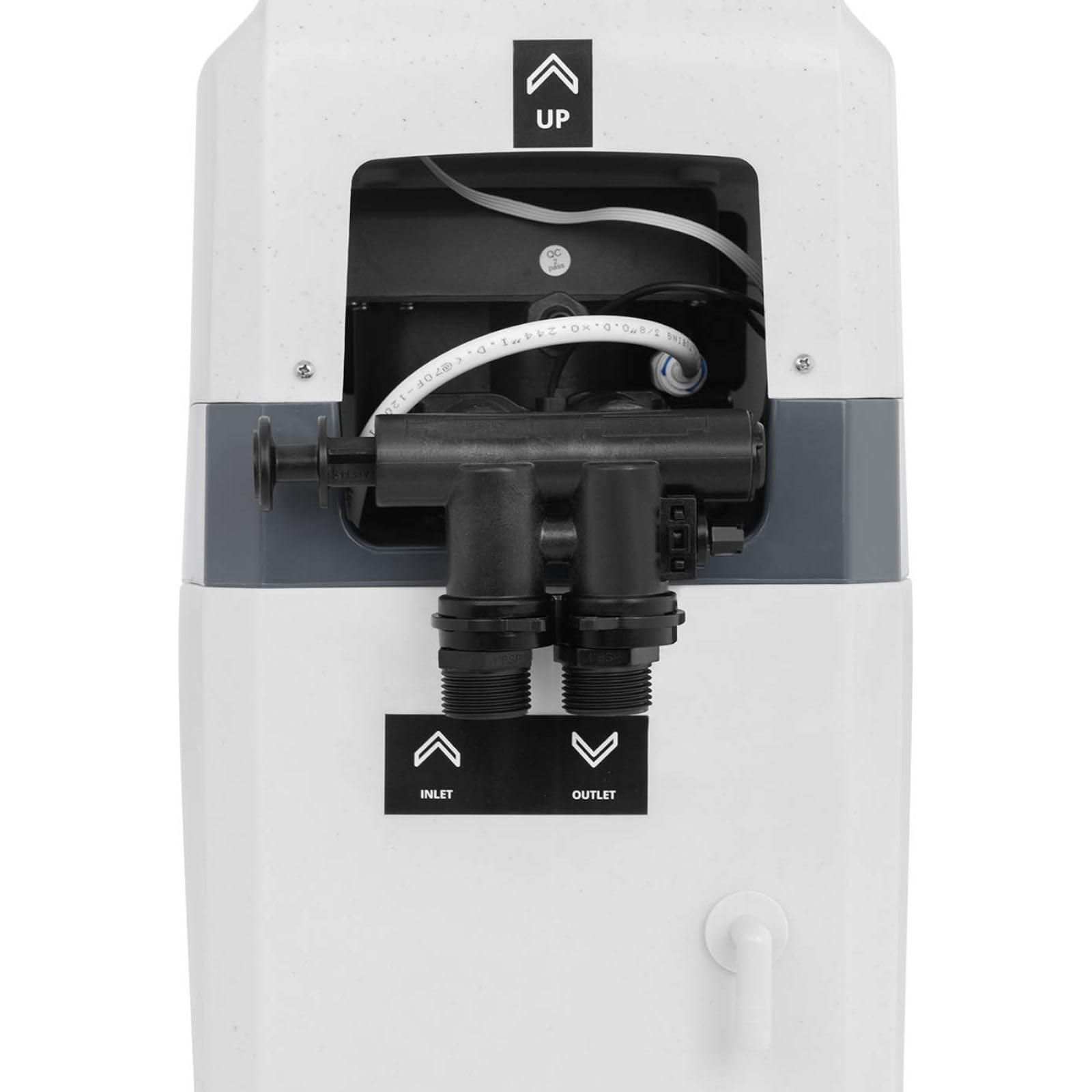 Addolcitore Acqua Decalcificatore per Acqua UNI_WATERSOFTENER_1000A (1-6 persone, 12 L, 1,4-2,6 m3/h)