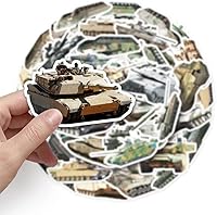 Vista 6 de Adhesivos de tanque 50 piezas de adhesivos de vinilo impermeables para botellas de agua, bicicleta, laptop, refrigerador, equipaje, computadora