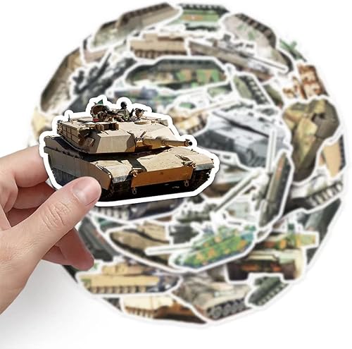 Miniatura 6 de Adhesivos de tanque  50 piezas de adhesivos de vinilo impermeables para botellas de agua, bicicleta, laptop, refrigerador, equipaje, computadora,