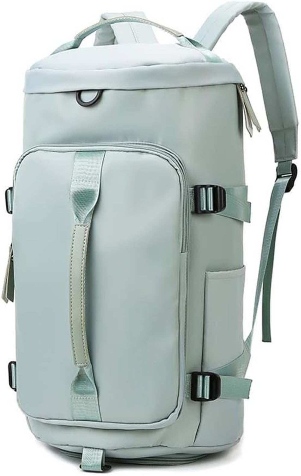 tekcool 44L Polyester Gym Duffel Shoulder Bag for Women Men for Sports, Waterproof Dufflebag with Shoe and Wet Clothes Compartments Travel Backpack Workout Carry On Weekender (Green);-picture-50