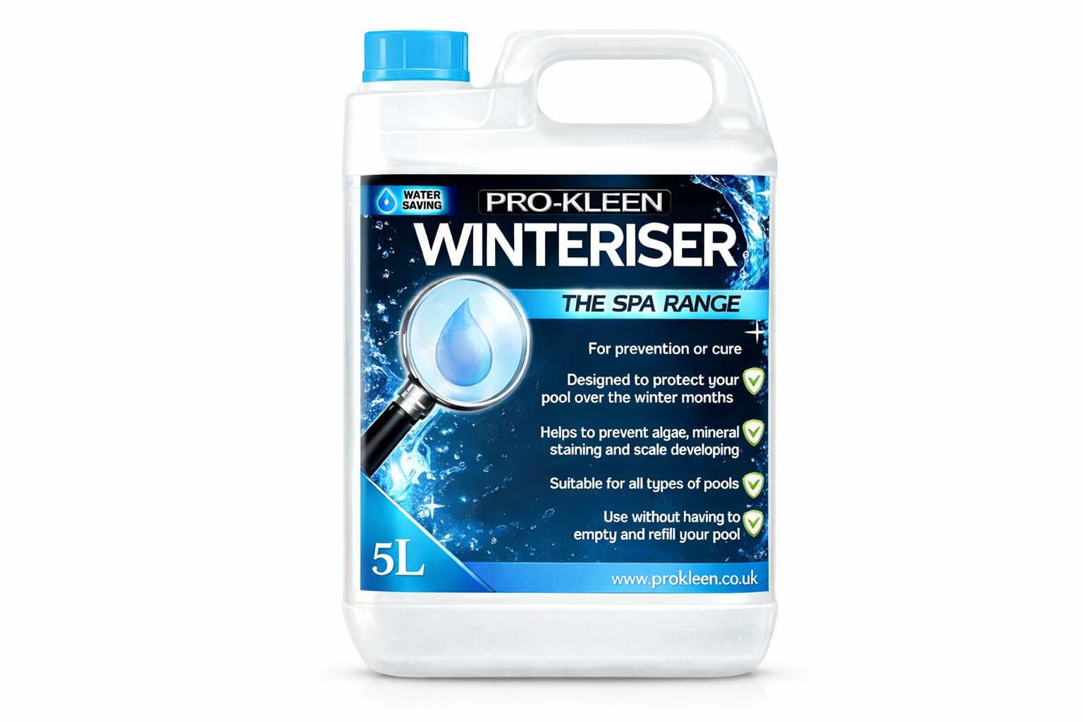 Pro-Kleen Swimming Pool Algaecide Winteriser Chemical (5 Litres)
