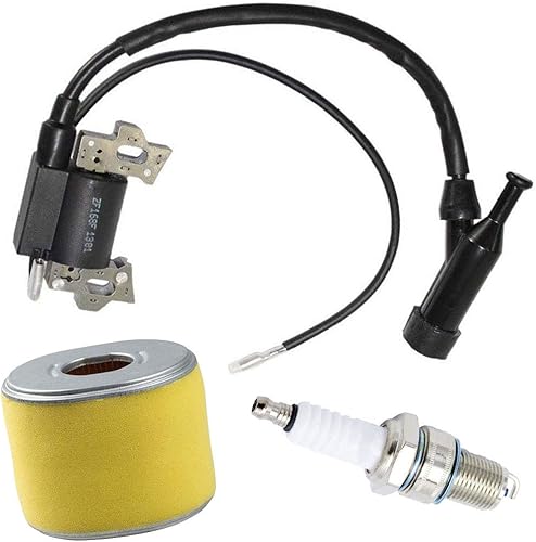 Bobina de encendido para Honda GX120 GX160 GX200 generador de motor Rototiller 4589693 30500-ZE1-073 con filtro de aire de bujía por TOPEMAI