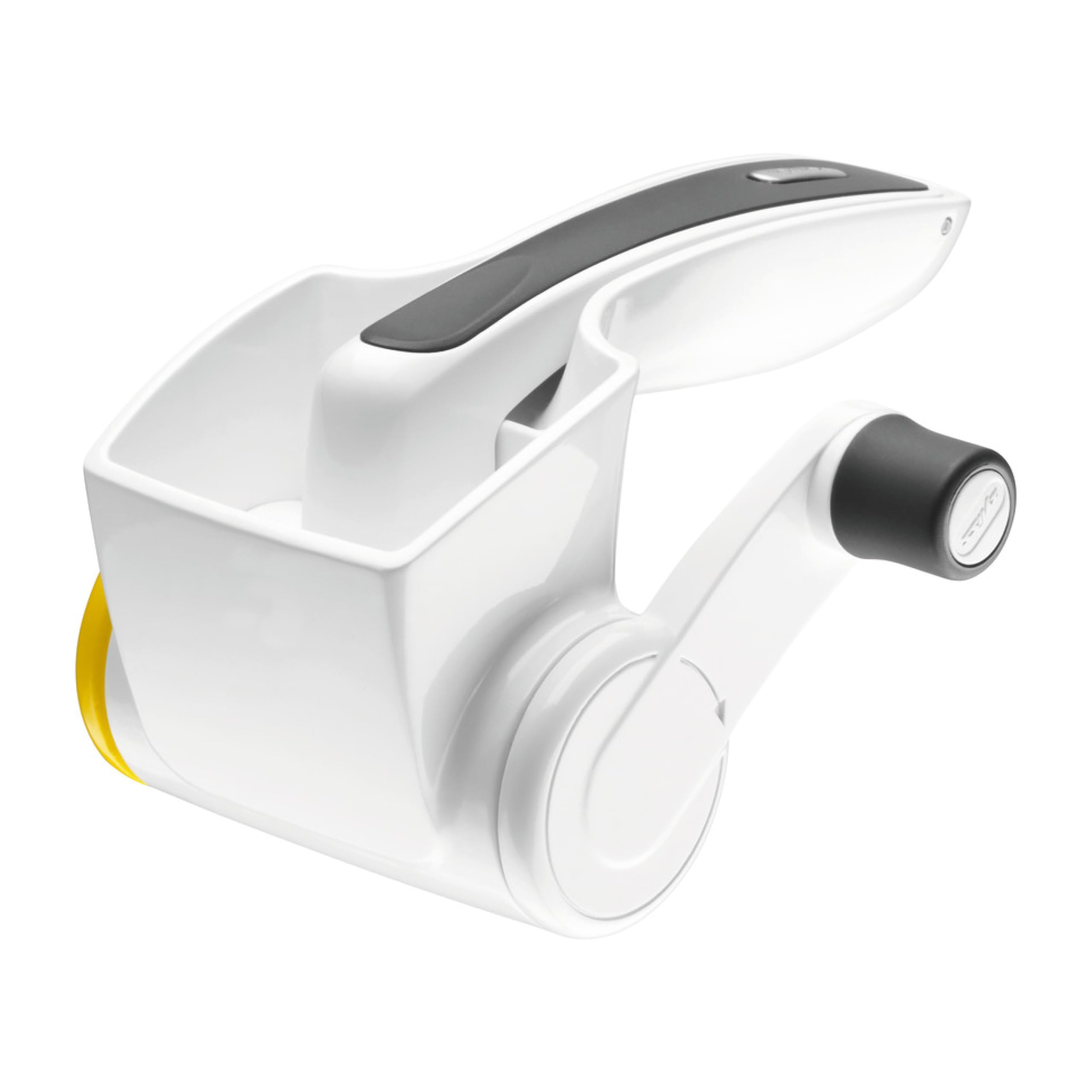 Zyliss Classic Cheese Grater - Handheld Rotary Grater with Handle - Vegetable, Chocolate, Hard Cheese & Nut Grater – White