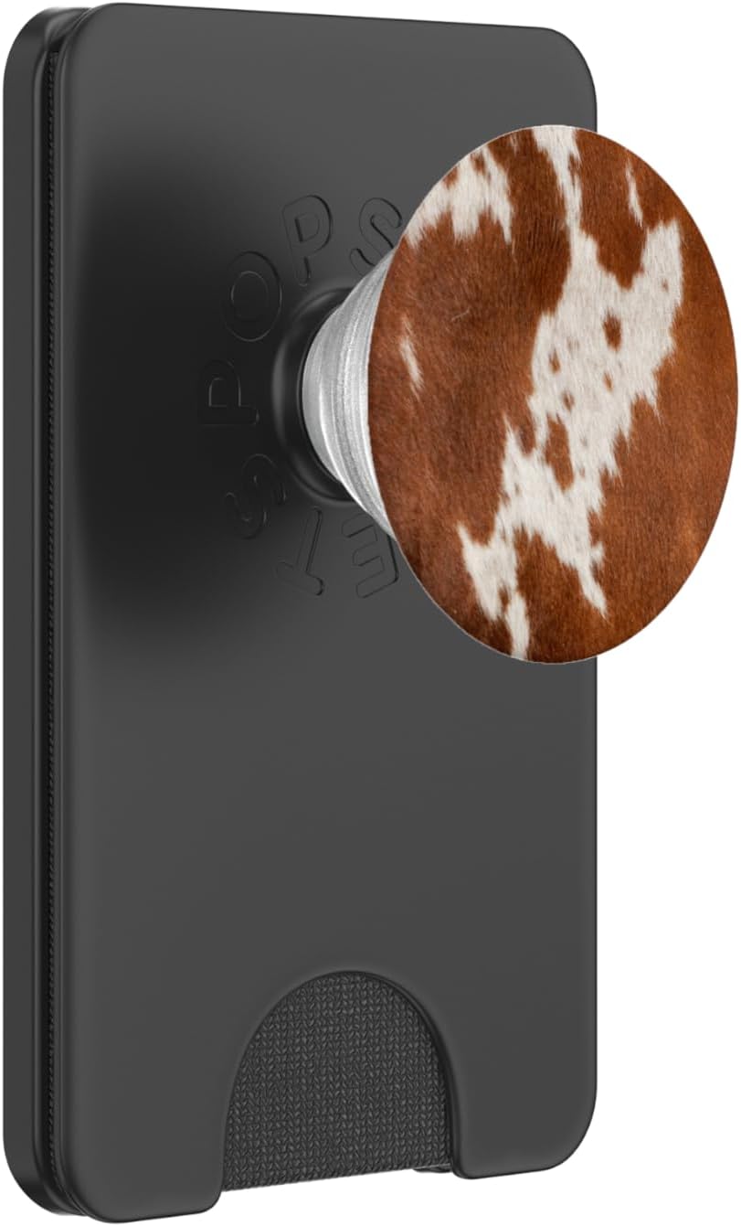 Cow Lookalike Cowhide Picture PopSockets PopGrip for MagSafe