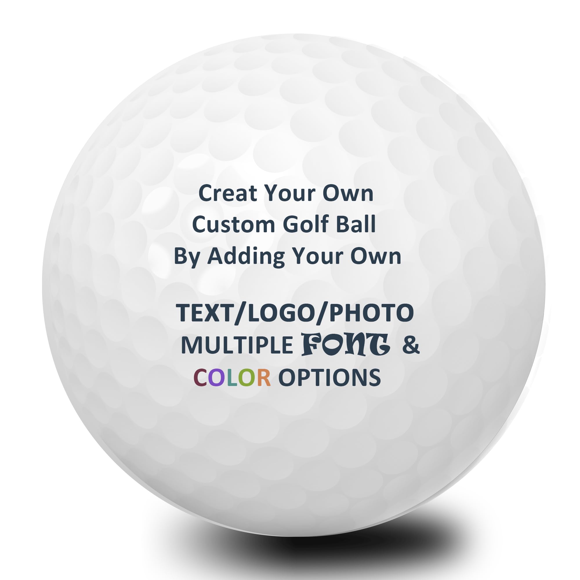 Personalisierte Golfbälle mit individueller Beschriftung Foto/Logo/Name für Hochzeiten und Freizeitaktivitäten Neuheit Golfgeschenke für Papa Golfer, 3er-Pack