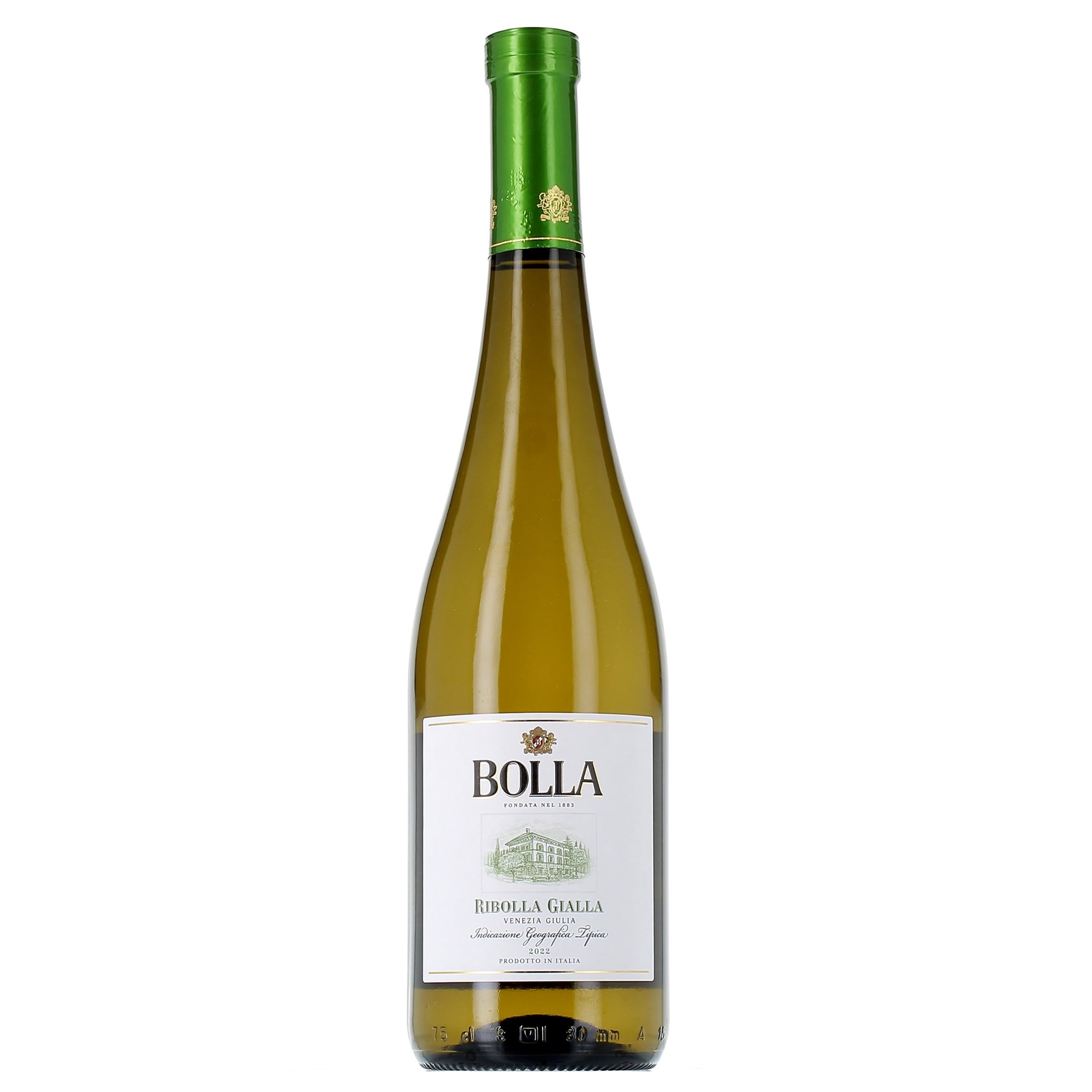 Bolla Ribolla Gialla Venezia Giulia IGT - Vino Bianco Fermo, 750 ml (Confezione da 6)