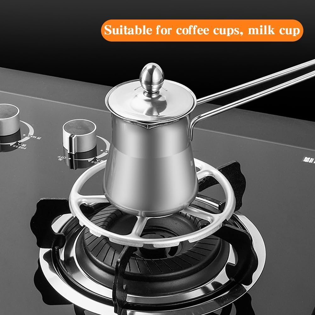 Gas Stove Burner Stand – Non-Slip Support Ring for Moka Pot, Pan, Wok & Coffee Pot | Gas Range Auxiliary Rack & Accessories | Kitchen Utensils (PACK OF RVW) — Amazon image 2