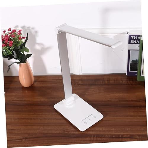 Miniatura 9 de Uonlytech Lámpara de mesa con pilas, lámpara de escritorio recargable, regulable, control táctil, protección ocular para oficina en casa