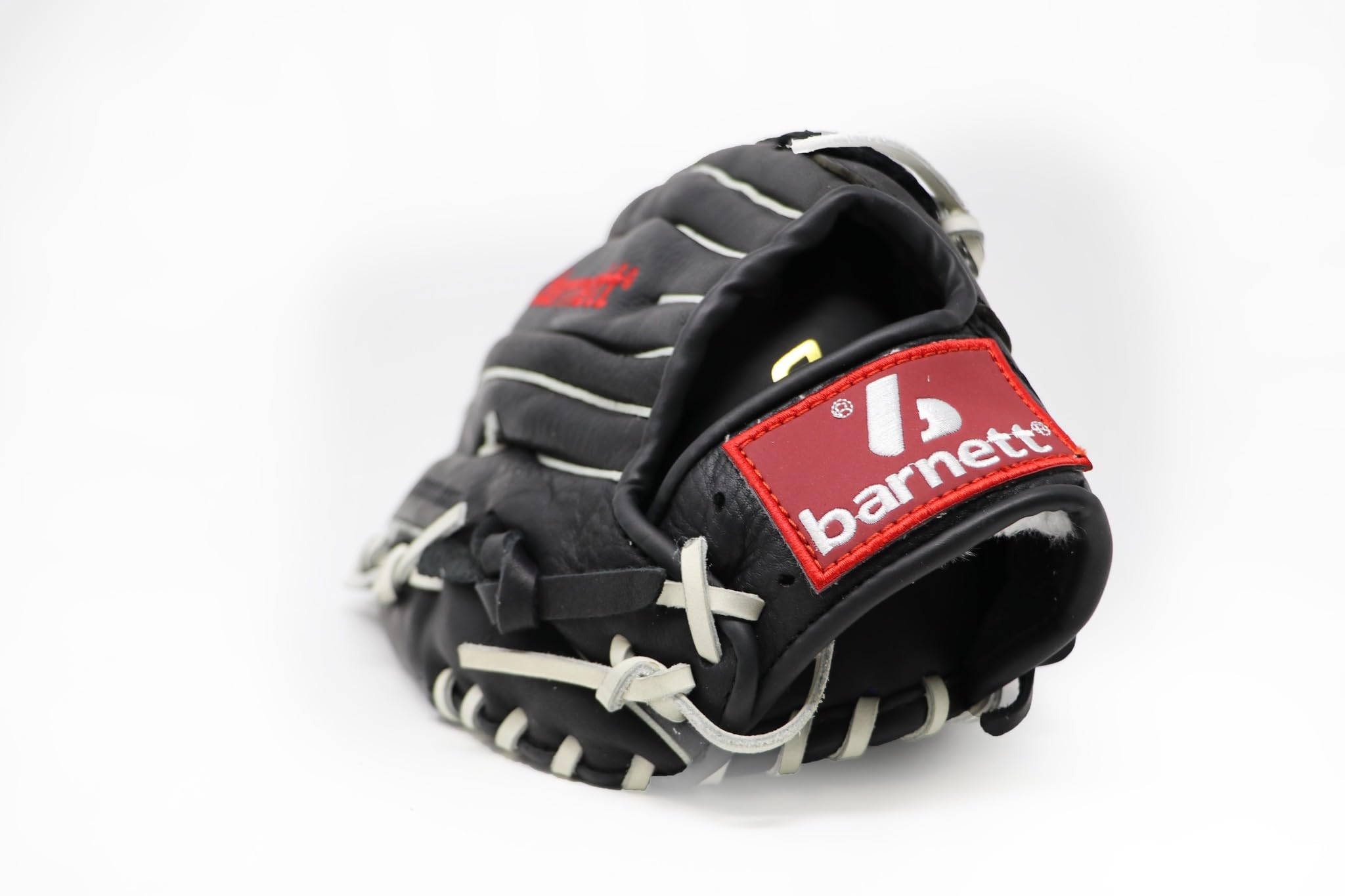 BARNETT GL-120 Gant de Baseball Cuir de compétition Outfield 12, pour gaucher RH, Noir