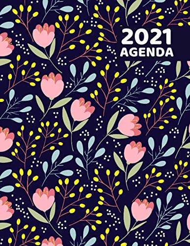 Télécharger Agenda 2021: Agenda Fleurs Semainier Annuel Pour femme - 1 Janvier à 31 Decembre 2021 - Aperçu Men PDF